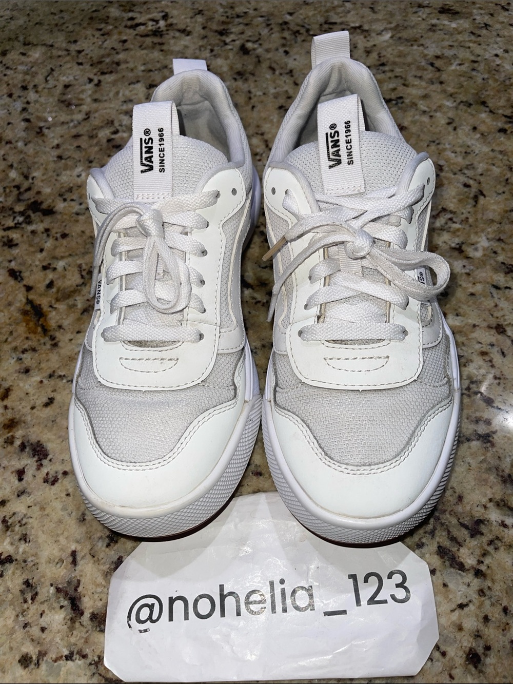Vans UltraRange White Low-Top Casual Sneakers
